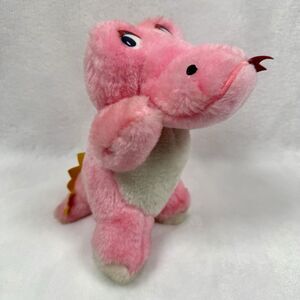 VTG Soft Things Inc Carnival Prize 8" Plush Pink Dragon